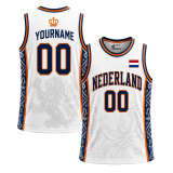 Netherlands Custom Basketball Jersey
