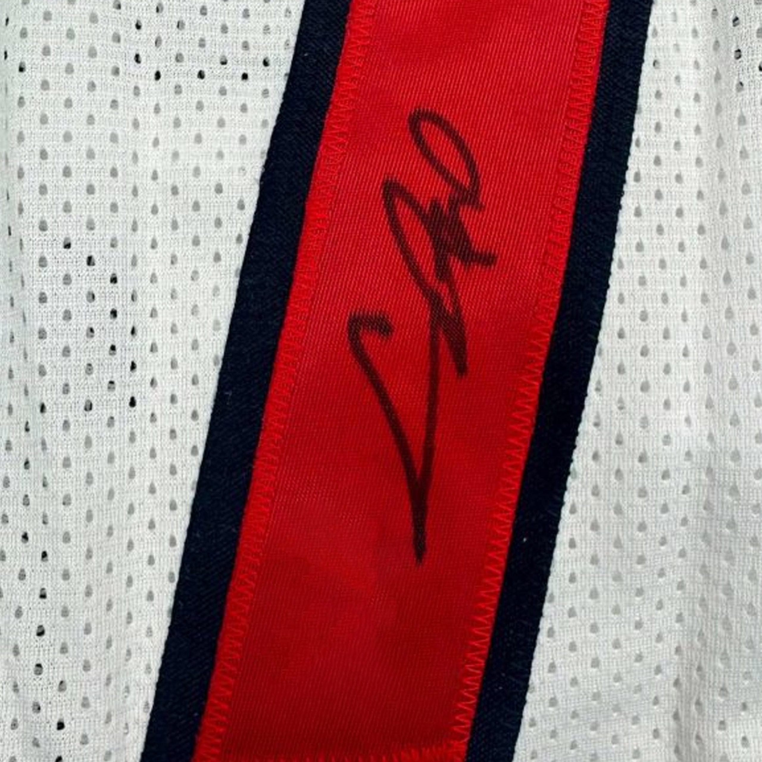 Autographed Chris Bosh #1 Miami Heat Basketball Jersey