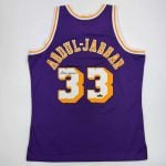 Autographed Kareem Abdul-Jabbar #33 Los Angeles Lakers Basketball Jersey