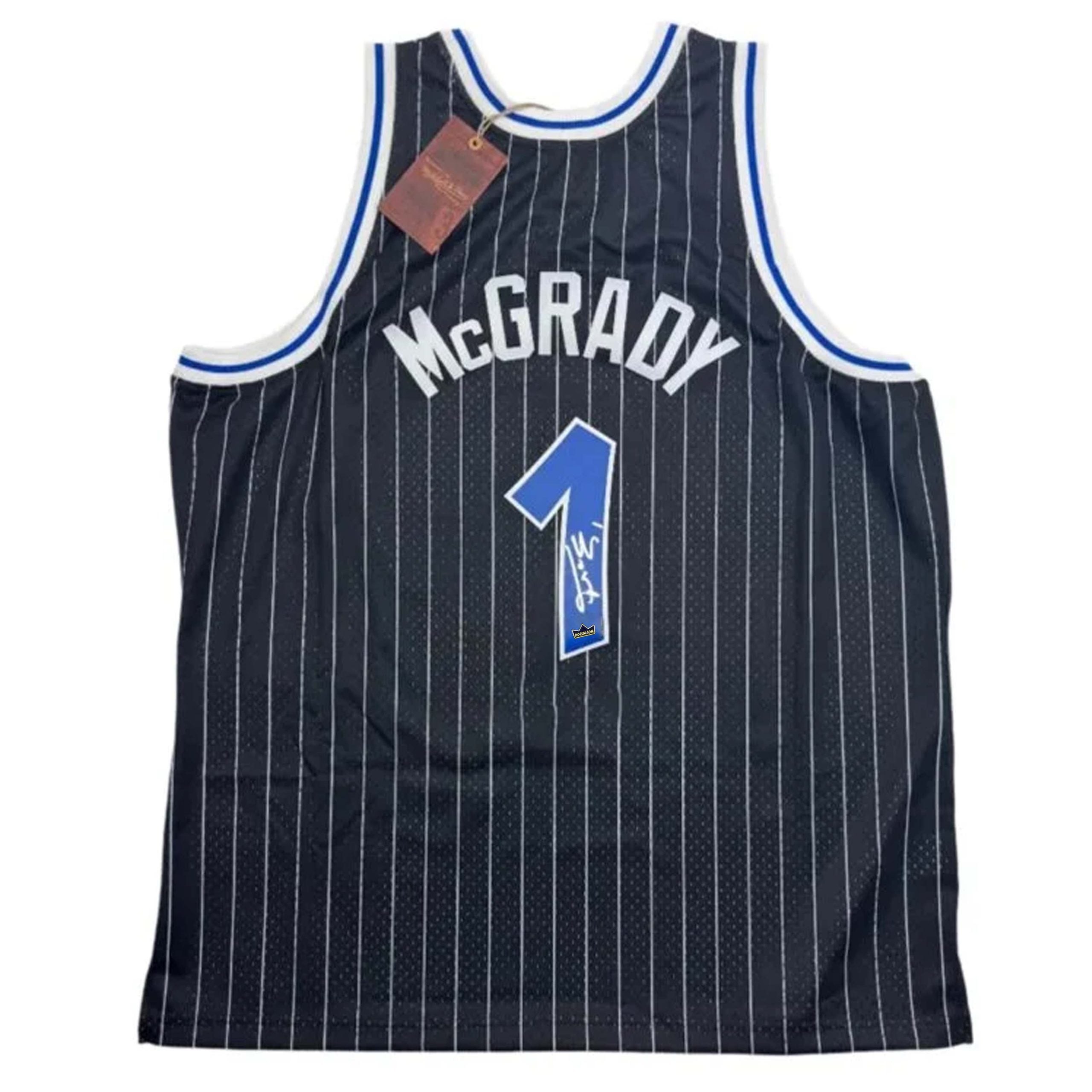 Tracy McGrady autographed Orlando Magic basketball jersey number 1