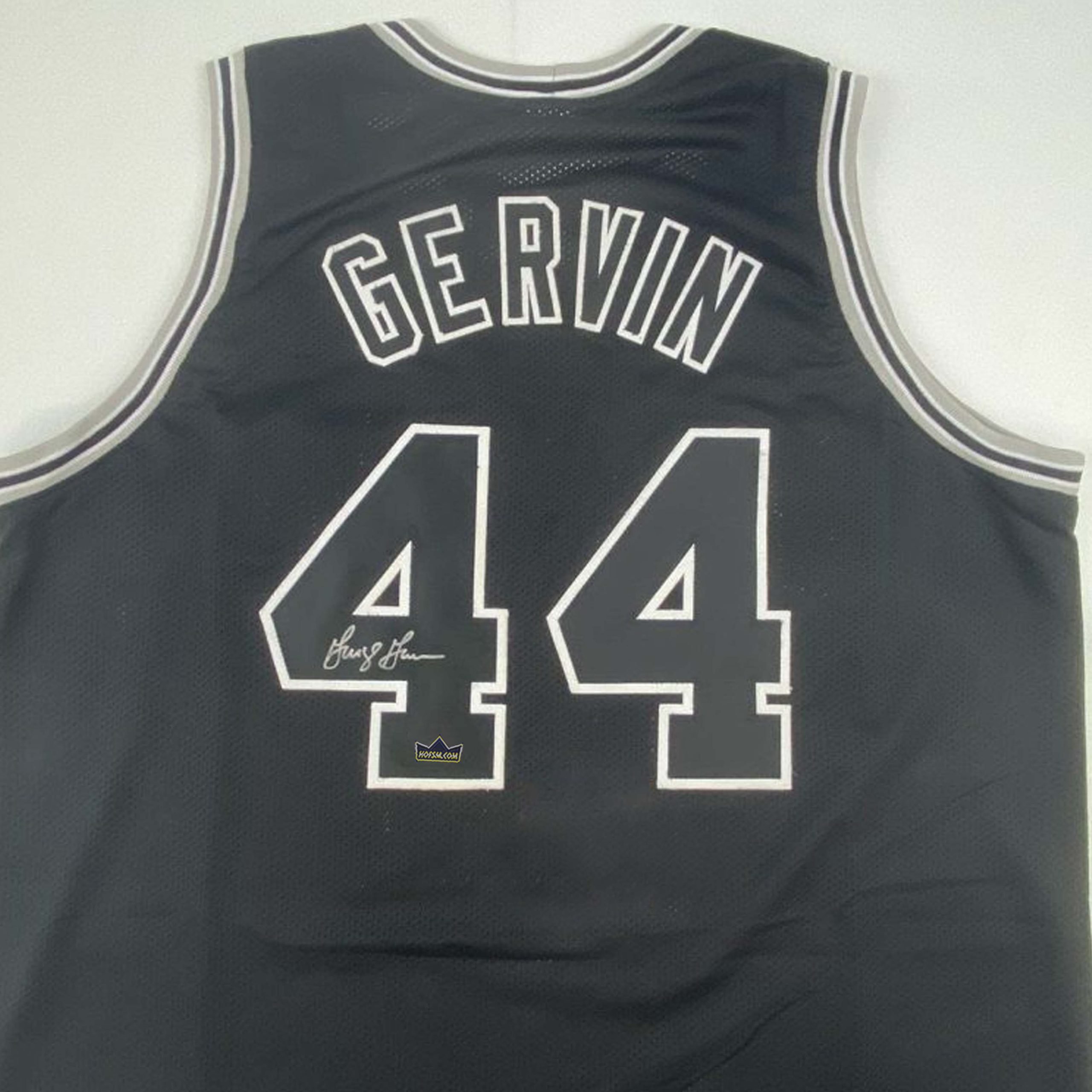 Autographed George Gervin #44 San Antonio Spurs Basketball Jersey