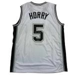 Autographed Robert Horry #5 San Antonio Spurs White Basketball Jersey