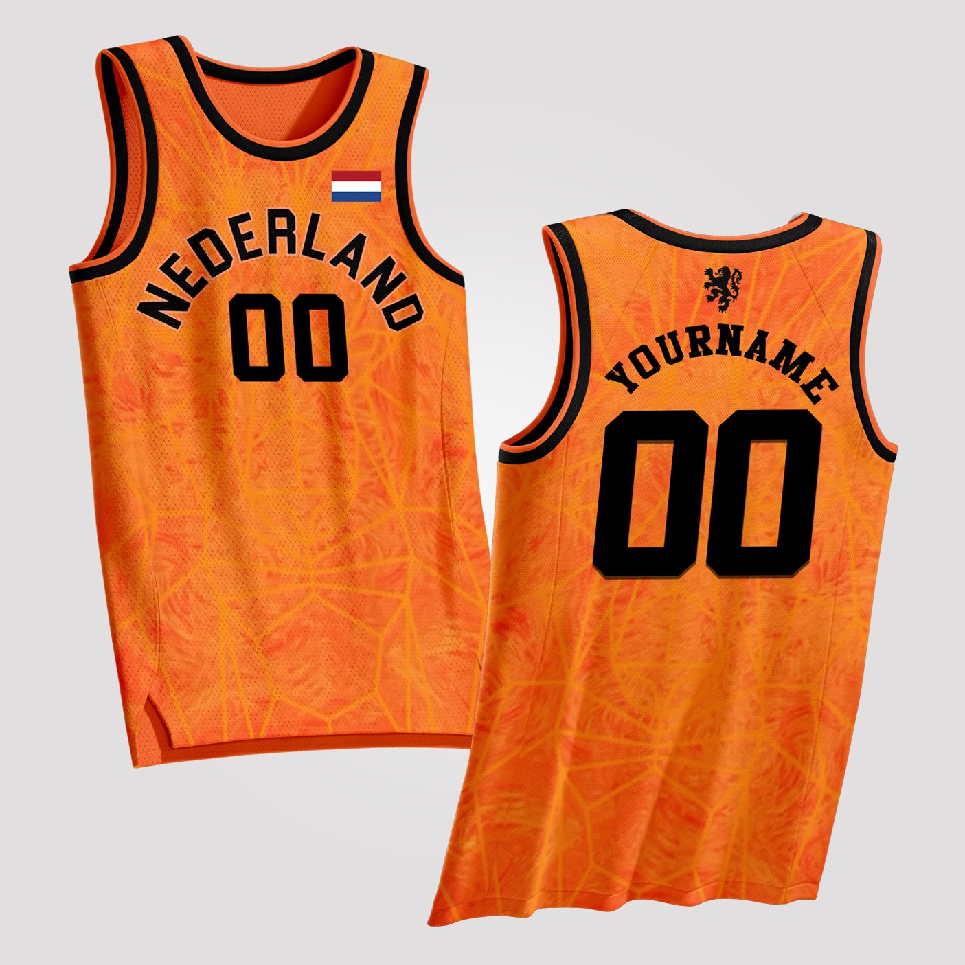 Netherlands Custom Basketball Jersey
