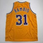 Autographed Kurt Rambis #31 Los Angeles Lakers Basketball Jersey
