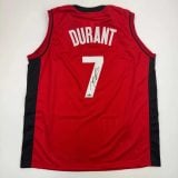 Autographed Kevin Durant #7 Houston Rockets Basketball Jersey