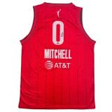Autographed Kelsey Mitchell #0 Indiana Red Basketball Jersey