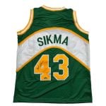 Autographed Jack Sikma #4 Seattle Supersonics Basketball Jersey