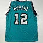 Ja Morant Autographed #12 Memphis Basketball Jersey