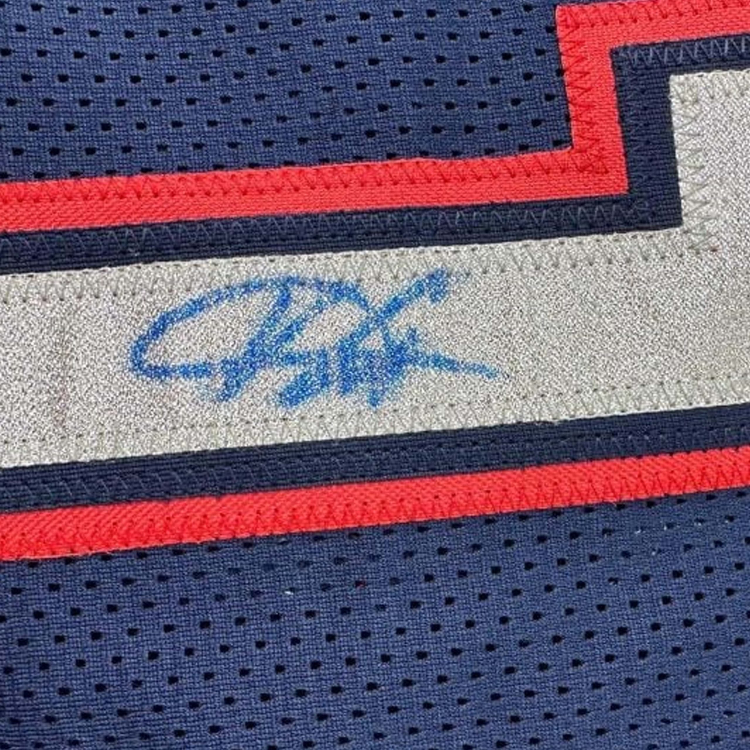 Vince Carter Autographed #15 New Jersey Basketball Jersey