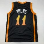 Trae Young Autographed #11 Atlanta Hawks Basketball Jersey