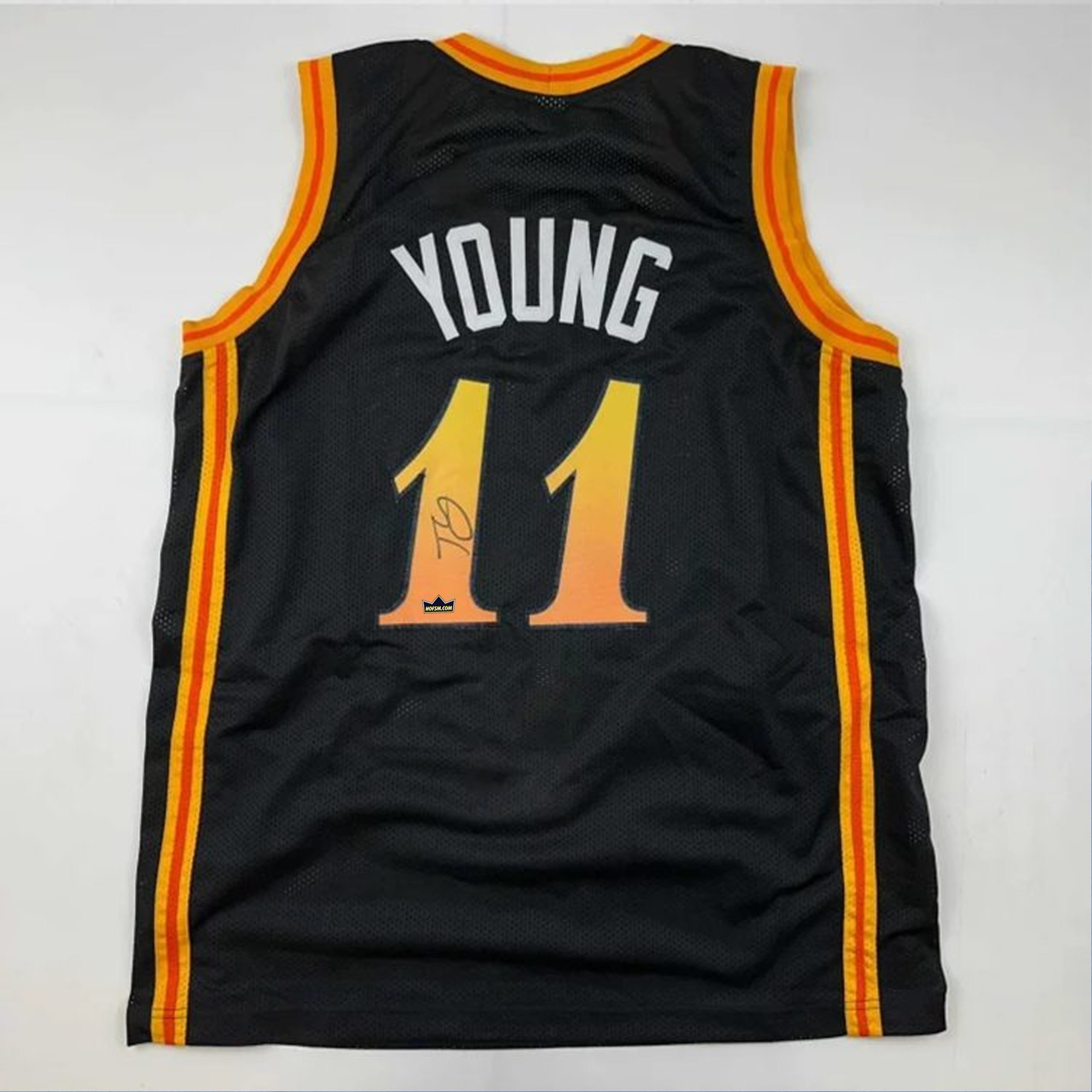 Trae Young Autographed #11 Atlanta Hawks Basketball Jersey