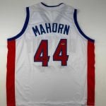 Rick Mahorn Autographed #44 Detroit Piston Basketball Jersey