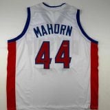 Rick Mahorn Autographed #44 Detroit Piston Basketball Jersey