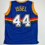Dan Issel Autographed #44 Denver Nuggets Basketball Jersey