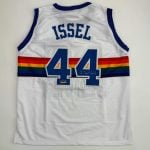 Dan Issel Autographed #44 Denver Nuggets Basketball Jersey