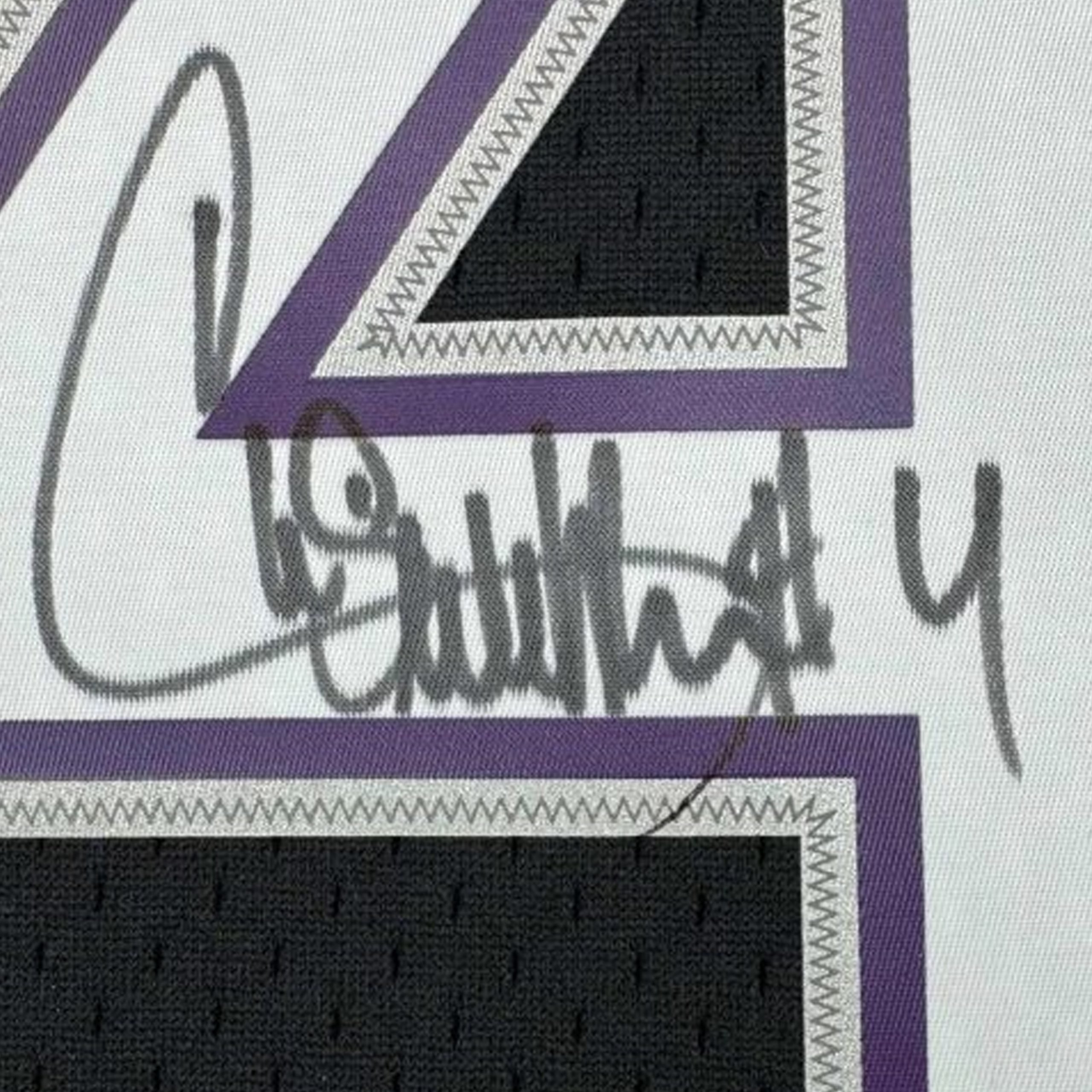 Chris Webber Autographed #4 Sacramento Kings Basketball Jersey