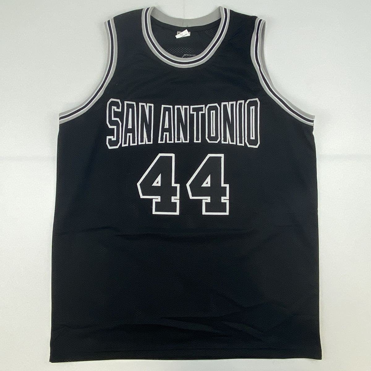 Autographed George Gervin #44 San Antonio Spurs Basketball Jersey