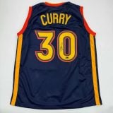 Stephen Curry Autographed #30 Golden State Warriors Basketball Jersey