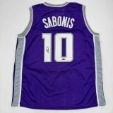Domantas Sabonis Autographed #10 Sacramento Kings Purple Basketball Jersey