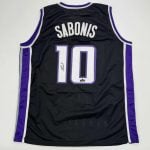 Autographed Domantas Sabonis #10 Sacramento Kings Basketball Jersey