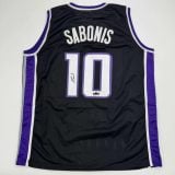 Domantas Sabonis Autographed #10 Sacramento Kings Black Basketball Jersey