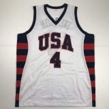 Allen Iverson Autographed #4 USA Basketball Jersey