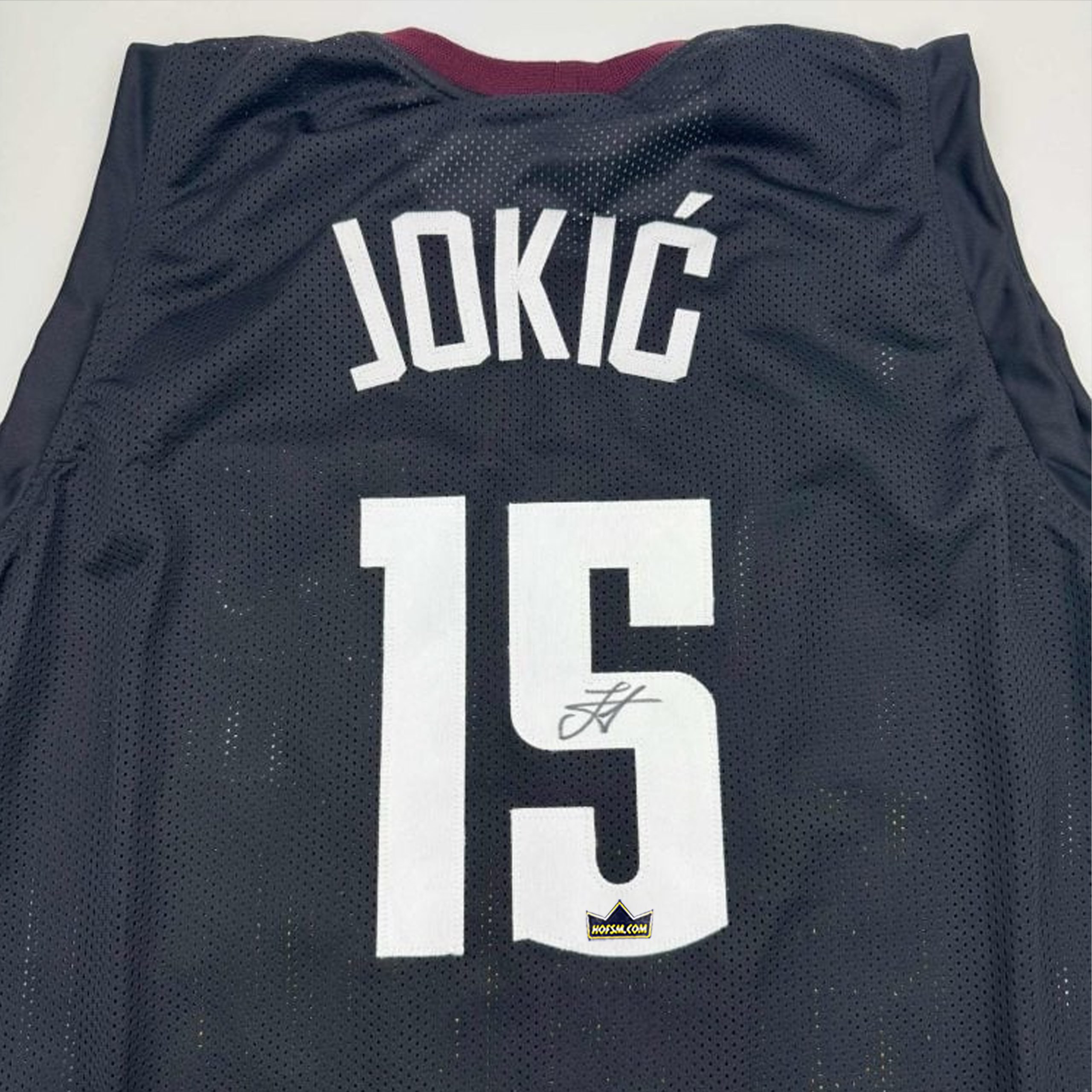 Autographed Nikola Jokic #15 Denver Nuggets Basketball Jersey