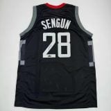 Alperen Şengün Autographed #28 Houston Rockets Black Basketball Jersey