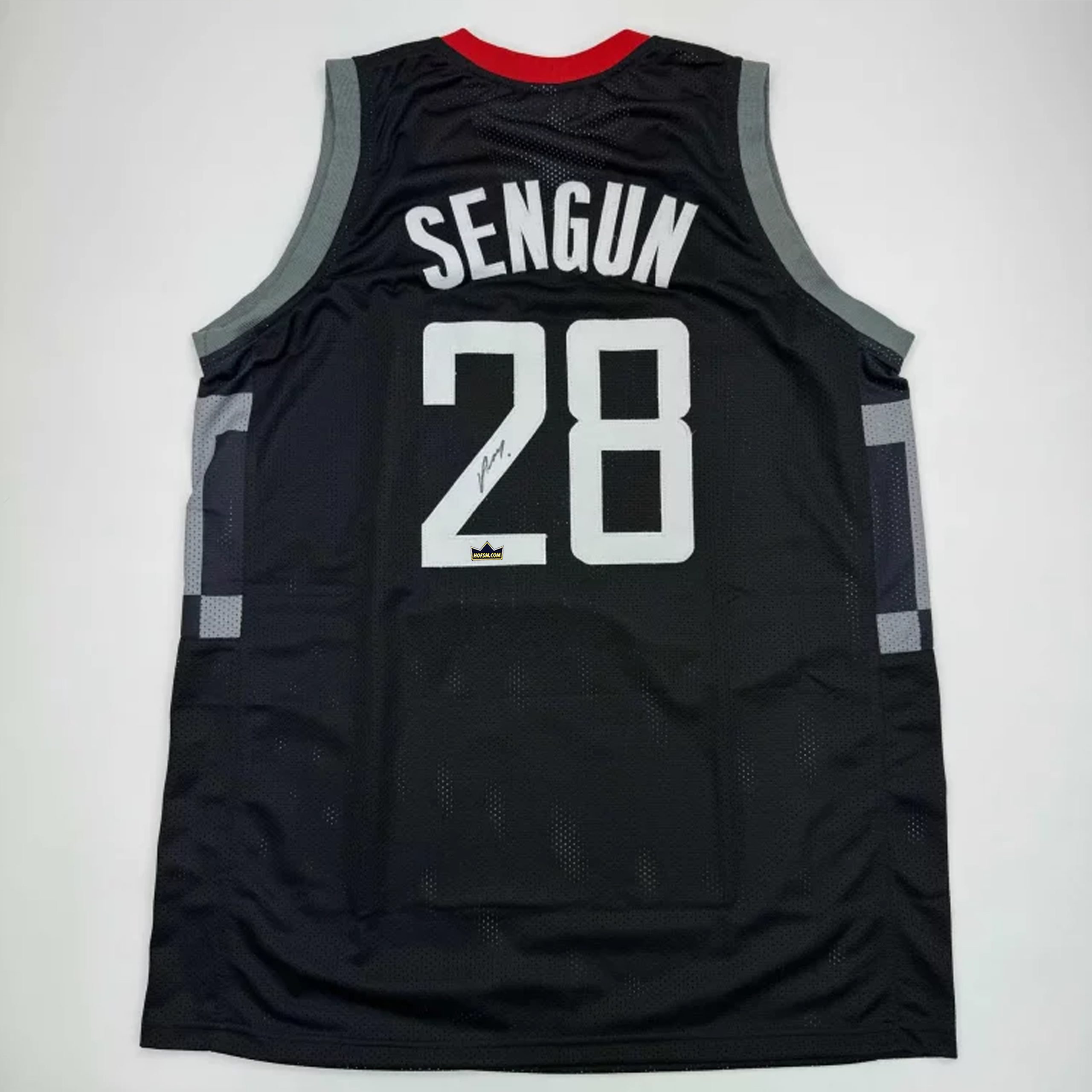 Autographed Alperen Şengüns #28 Houston Rockets Basketball Jersey