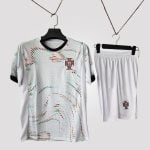 Portugal National Team White Soccer Jersey Set