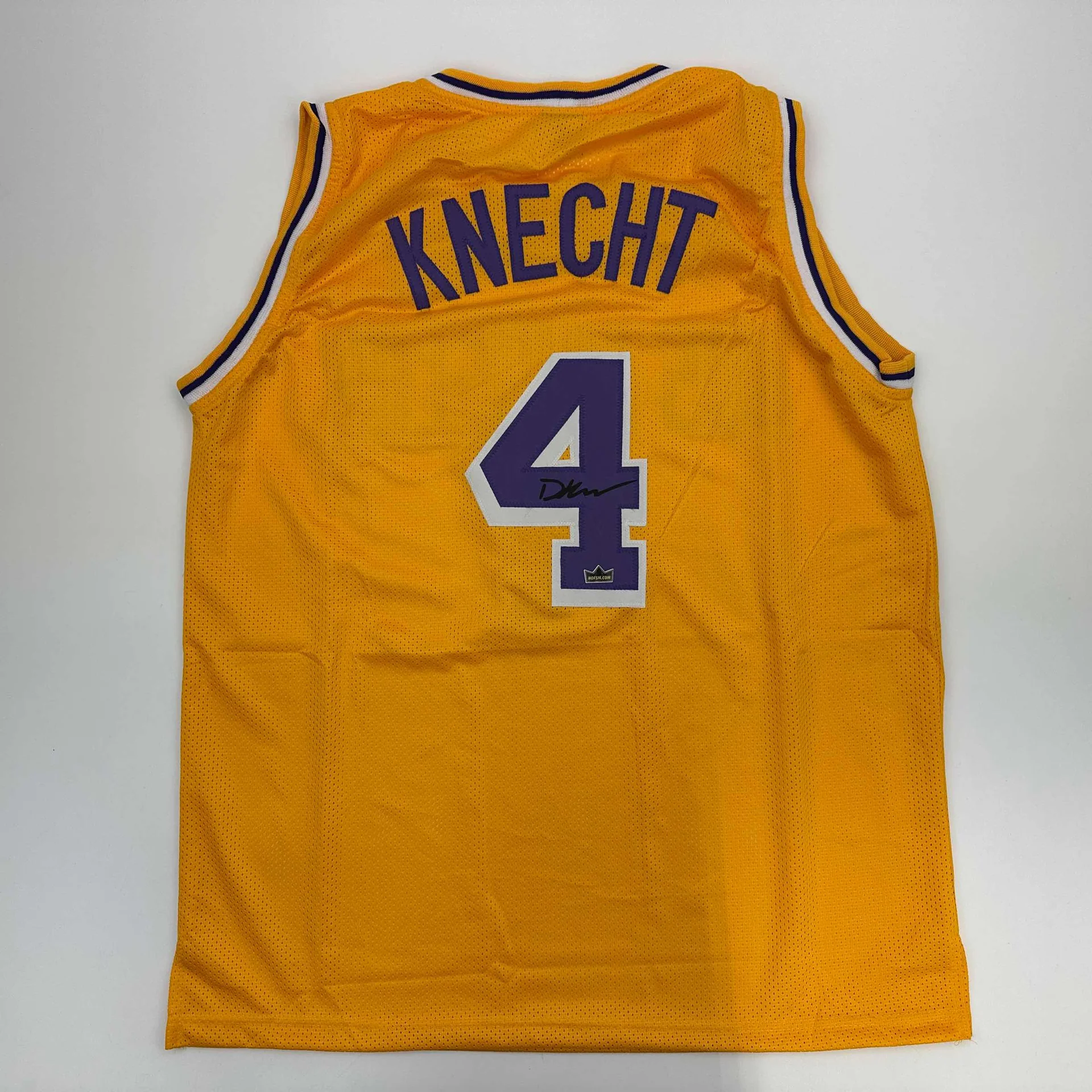 Dalton Knecht Autographed #4 Los Angeles Basketball Jersey