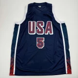 Kelsey Plum Autographed #5 USA Basketball Jersey