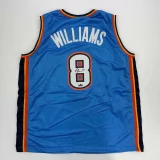 Jalen Williams Autographed #8 Oklahoma City Basketball Jersey