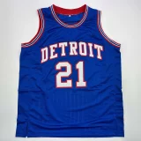 Autographed Dave Bing #21 Detroit Pistons Basketball Jersey