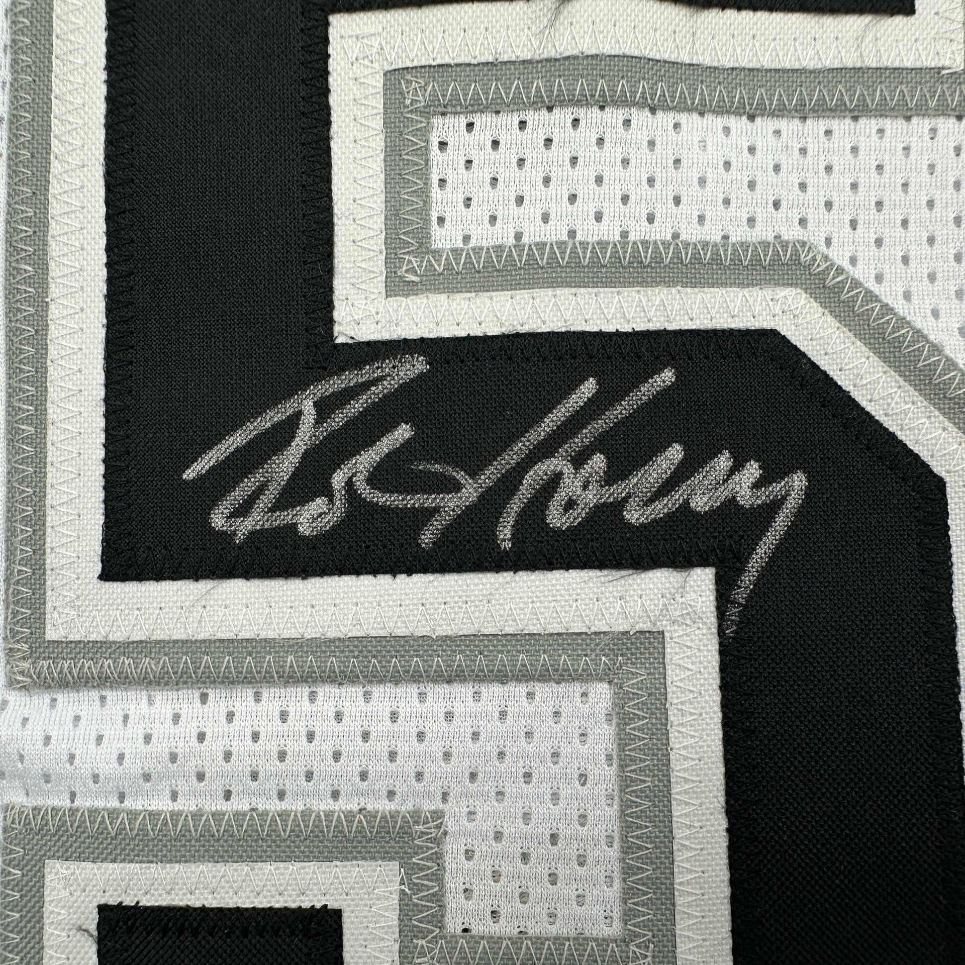 Autographed Robert Horry #5 San Antonio Spurs White Basketball Jersey