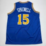 Latrell Sprewell Autographed #15 Golden State Basketball Jersey