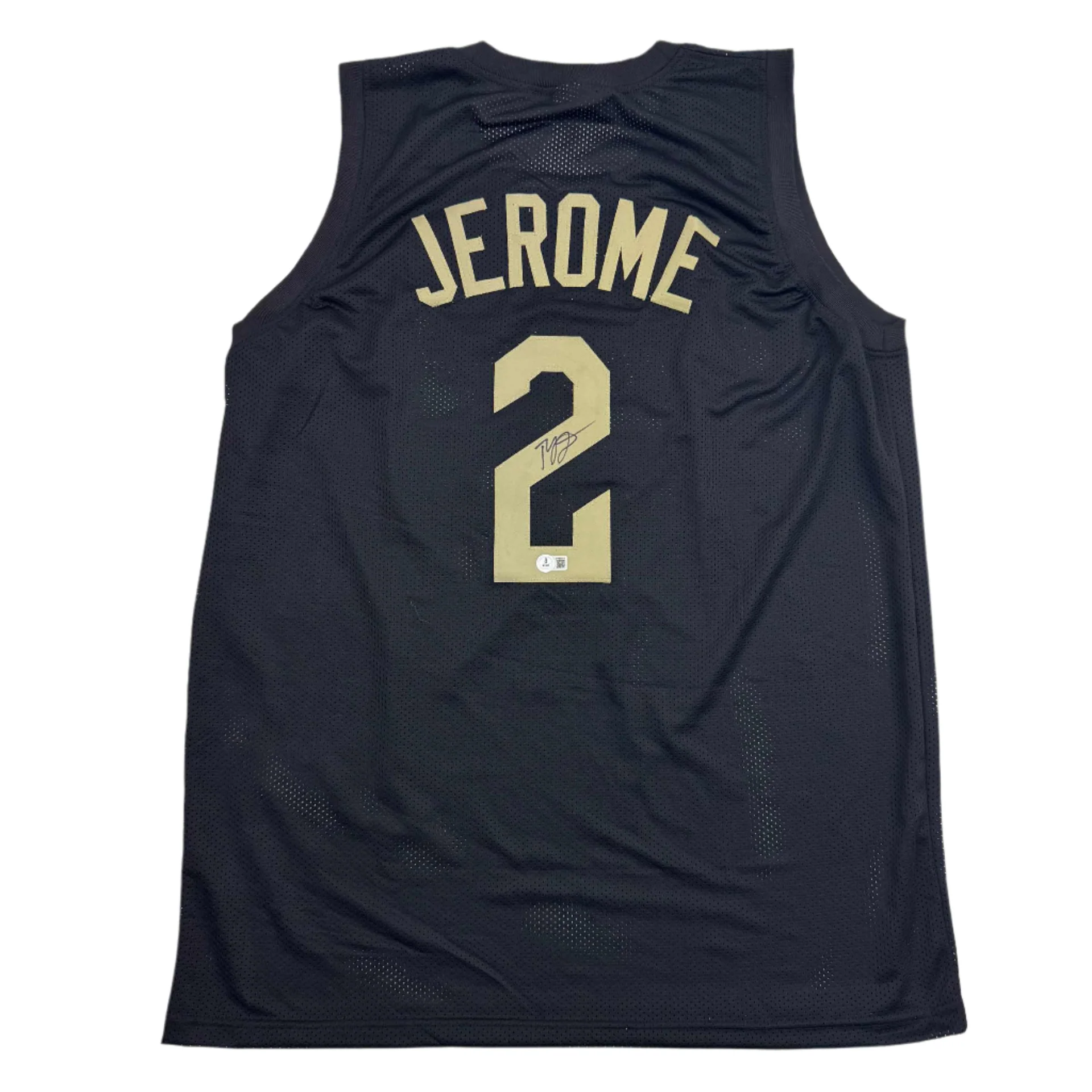 Autographed Ty Jerome #2 Cleveland Cavaliers Basketball Jersey
