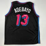 Bam Adebayo Autographed #13 Miami Basketball Jersey