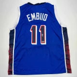 Joel Embiid Autographed #11 USA Basketball Jersey
