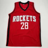 Autographed Alperen Şengüns #28 Houston Rockets Basketball Jersey