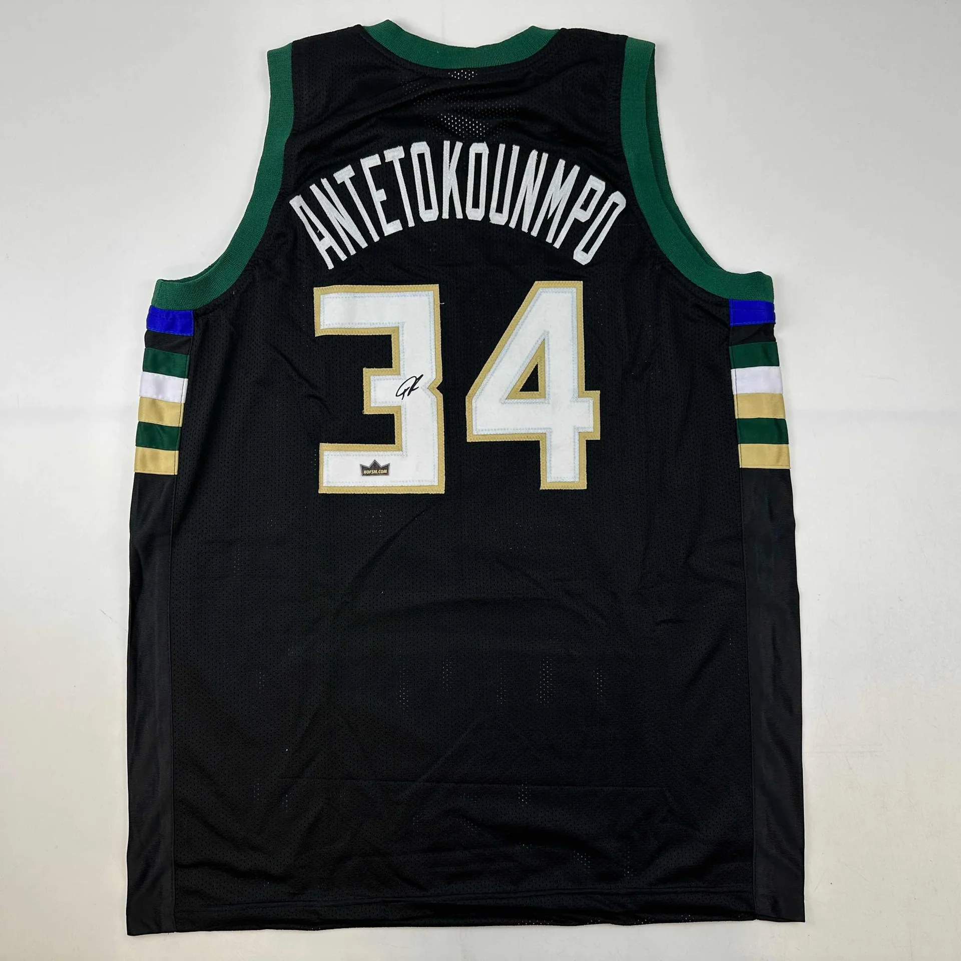 Giannis Antetokounmpo Autographed #34 Milwaukee Basketball Jersey