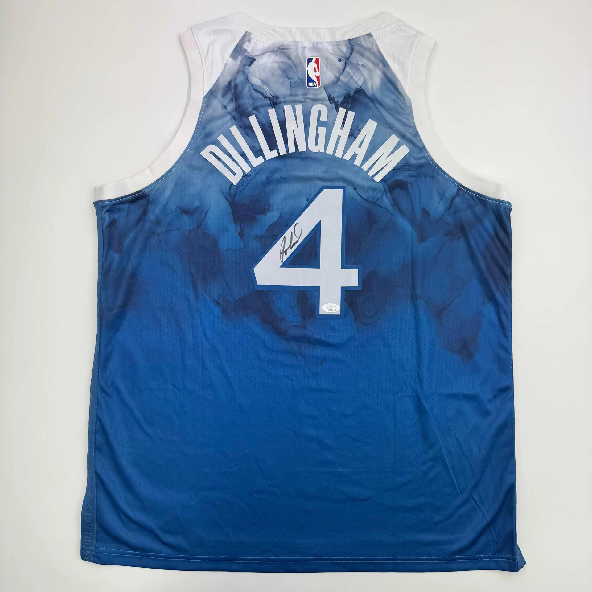Autographed Rob Dillingham #4 Minnesota Timberwolves Basketball Jersey