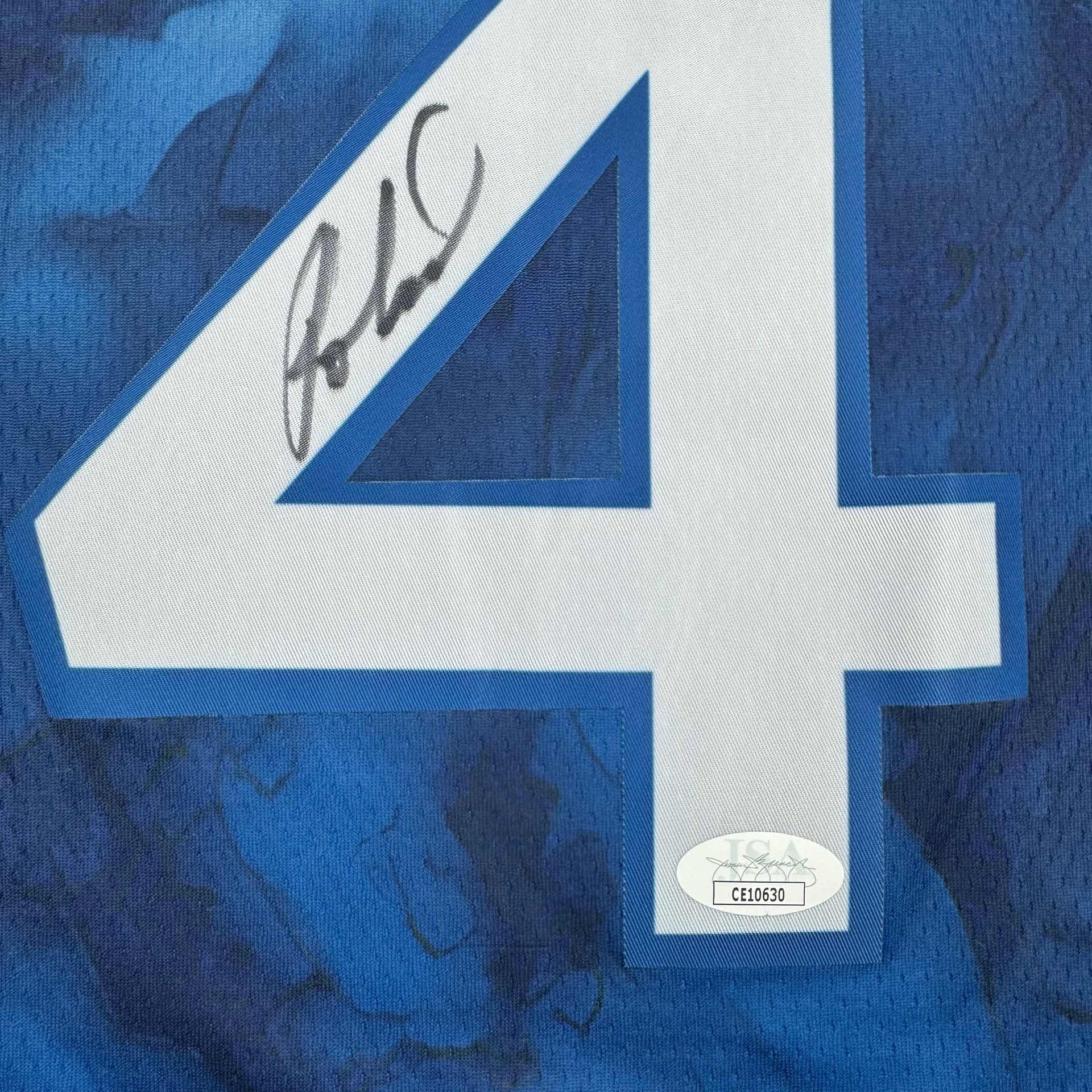 Autographed Rob Dillingham #4 Minnesota Timberwolves Basketball Jersey