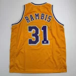 Autographed Kurt Rambis #31 Los Angeles Lakers Basketball Jersey