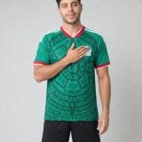 Mexico Green Home Blank Soccer Jersey Set