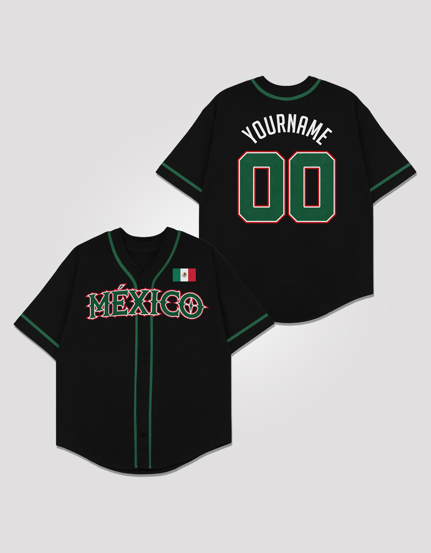 Mexican Marvel Hip Hop Custom Baseball Jersey
