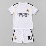 2025 Kylian Mbappé #10 Emirates Away Jersey Youth Set