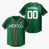 Mexico Custom Baseball Jersey
