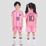 2025 #10 Lionel Messi Inter Miami FC Youth Jersey Set