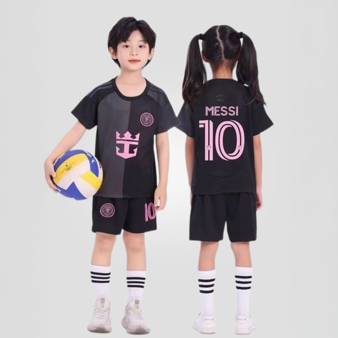 2025 #10 Lionel Messi Inter Miami FC Youth Jersey Set